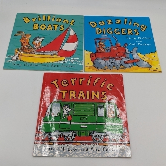 7 Tony Mitten Transportation Books Paperback - Picture 2 of 3